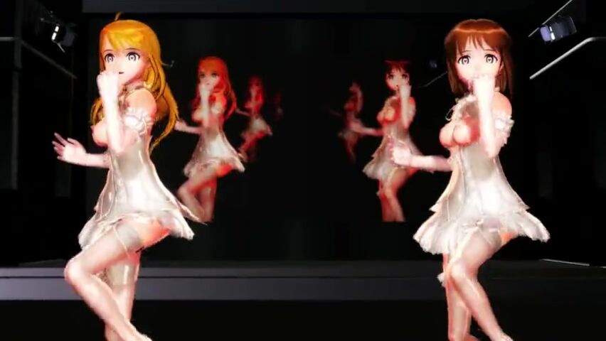 [MMD] Yuki Mako Miki LUVORATORRRRRY dance