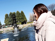 [HMN-569] 新人 めっちゃ爽やか美少女専属決定！自由を手に入れた現役女子大生 中出しAV DEBUT 天沢りん - 1of5