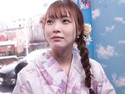 TOTTE-266 マジックミラー号ハードボイルド 浴衣カップル夏祭り！結月りあ - 1of5