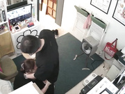 韩国健身房监控办公室内，健身教练与女友激情啪啪啪流出，吃鸡巴肏逼逼，凶猛异常！