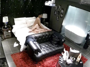 主题酒店豪华套房360摄像头偷拍家境不错的大学生带女同学开房对白清晰