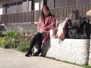 現役プロゴルファー美人人妻との不倫温泉旅行 30代 野外露出