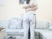 小陈头探花大长腿甜美妹子返场，舌吻蹲着口交上位骑乘猛操_ev